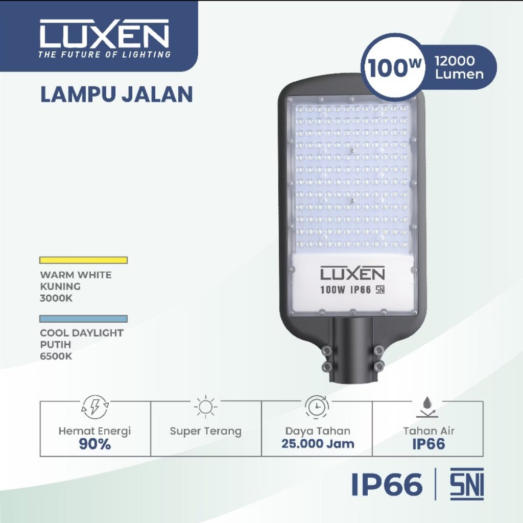 LUXEN LAMPU PJU 50 WATT 100 WATT LAMPU JALAN LUXEN