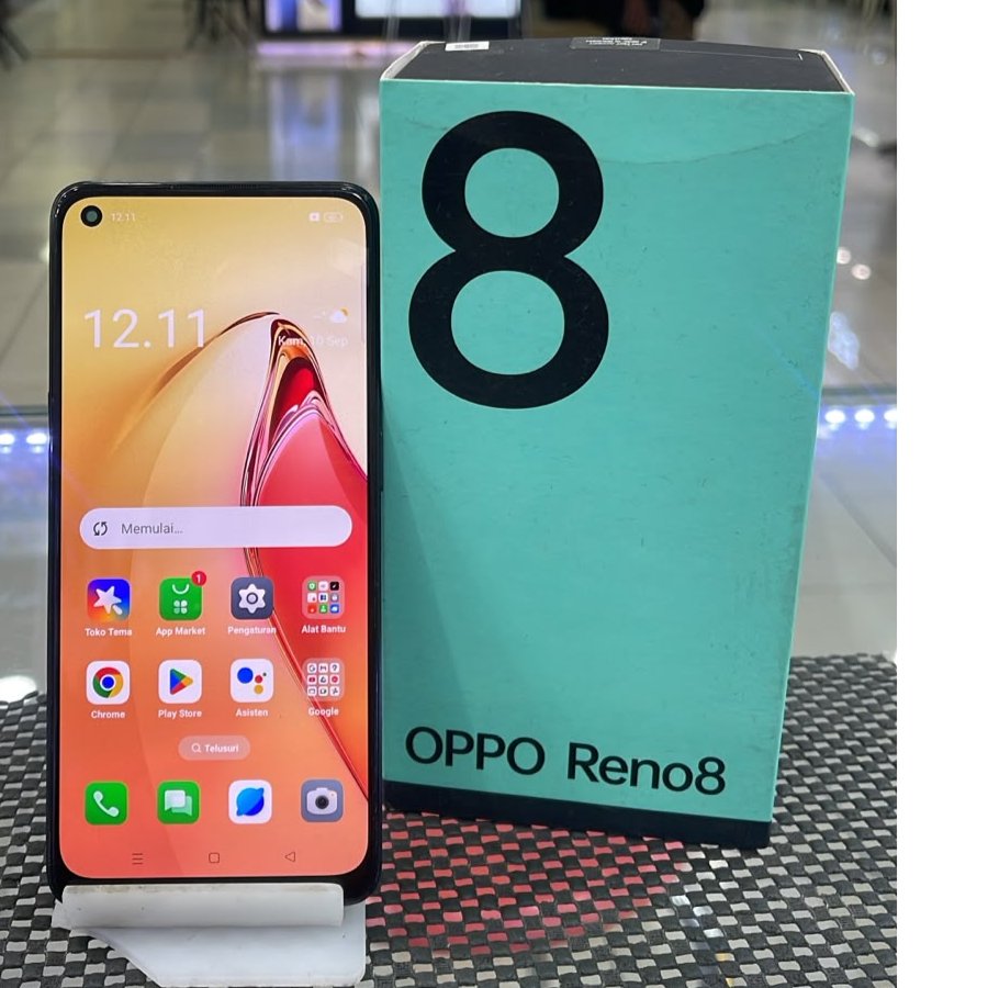 OPPO RENO 8 RENO8 8/256GB SECOND SEKEN BEKAS RAM 8GB INTERNAL PENYIMPANAN 256GB