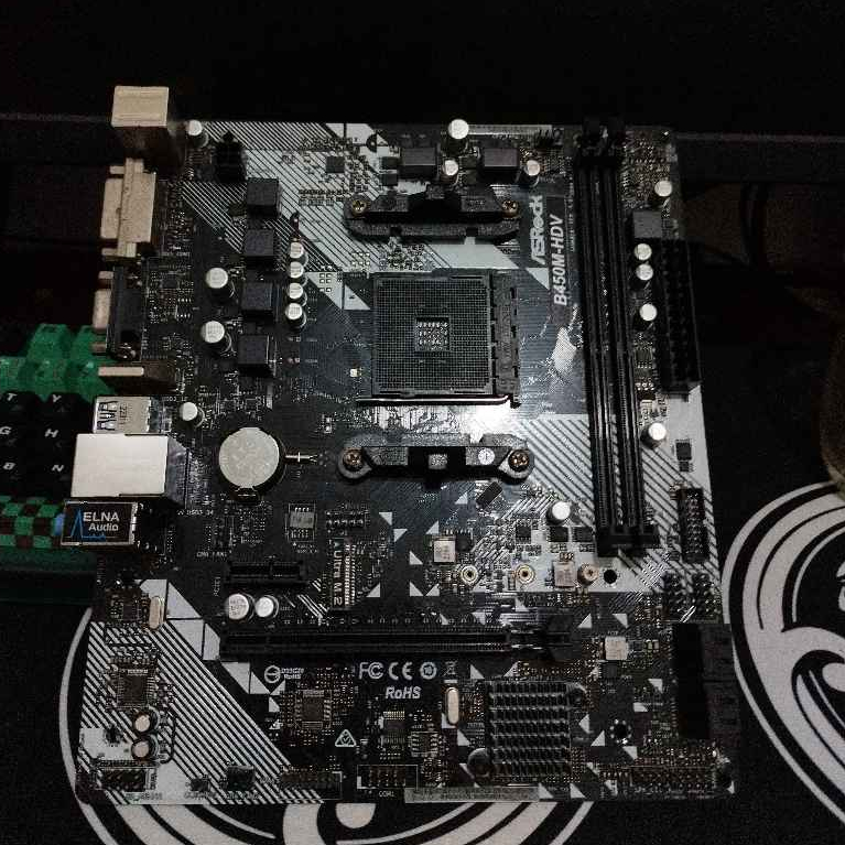 Mobo Asrock B450M HDV R4.0