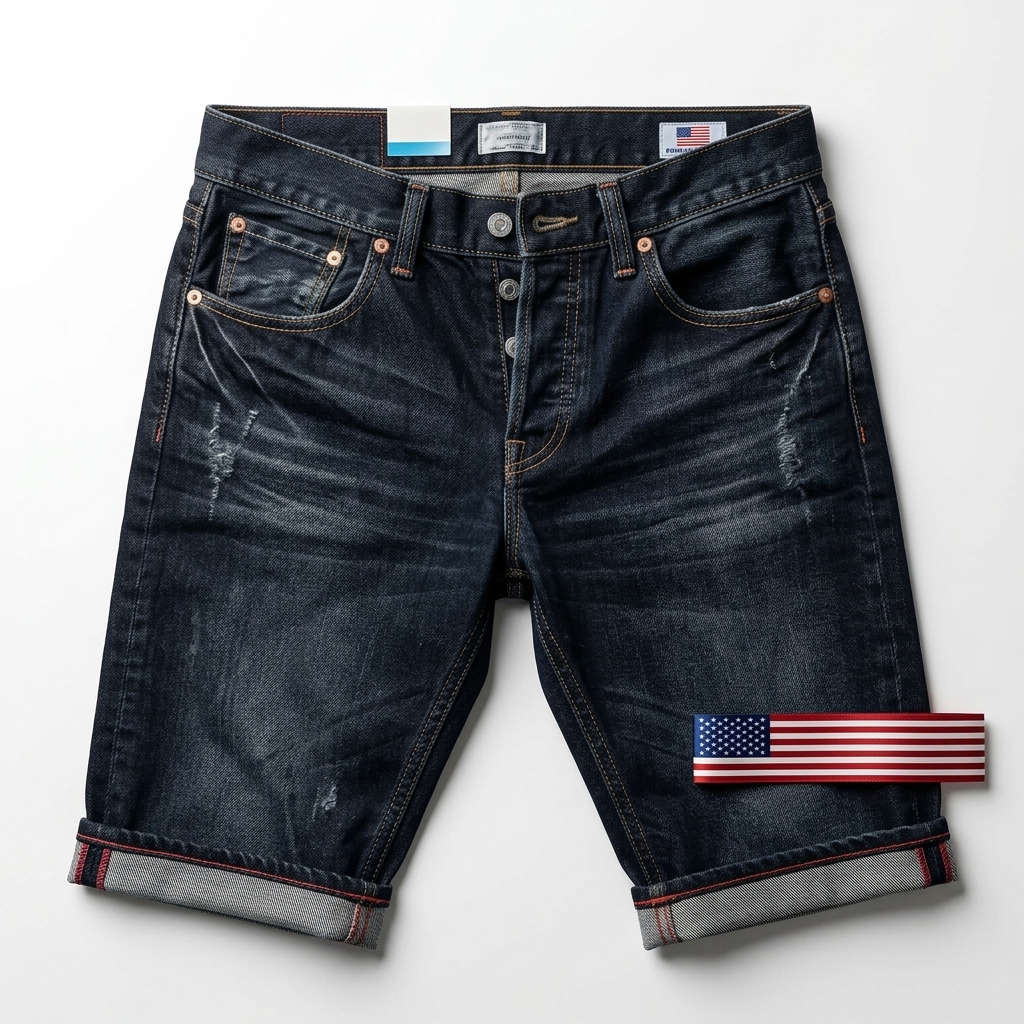 Celana Pendek Jeans Pria Denim 501 Usa Import