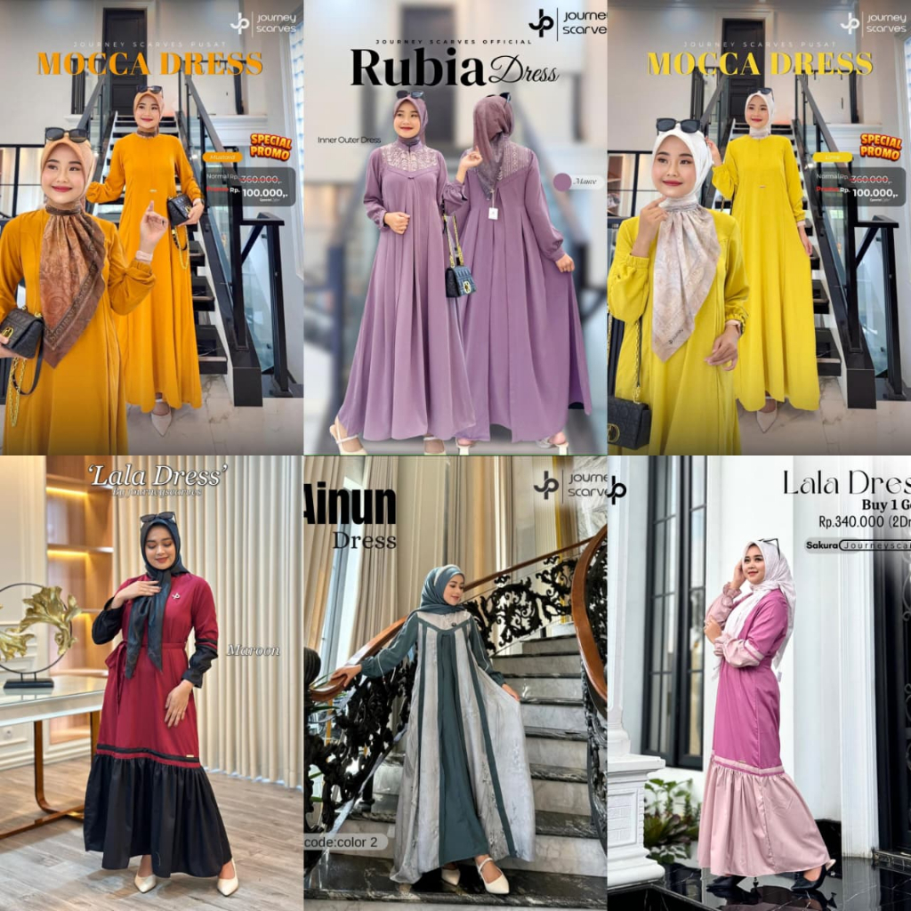PROMO DRESS JOURNEY BY JOURNEY SCARVES