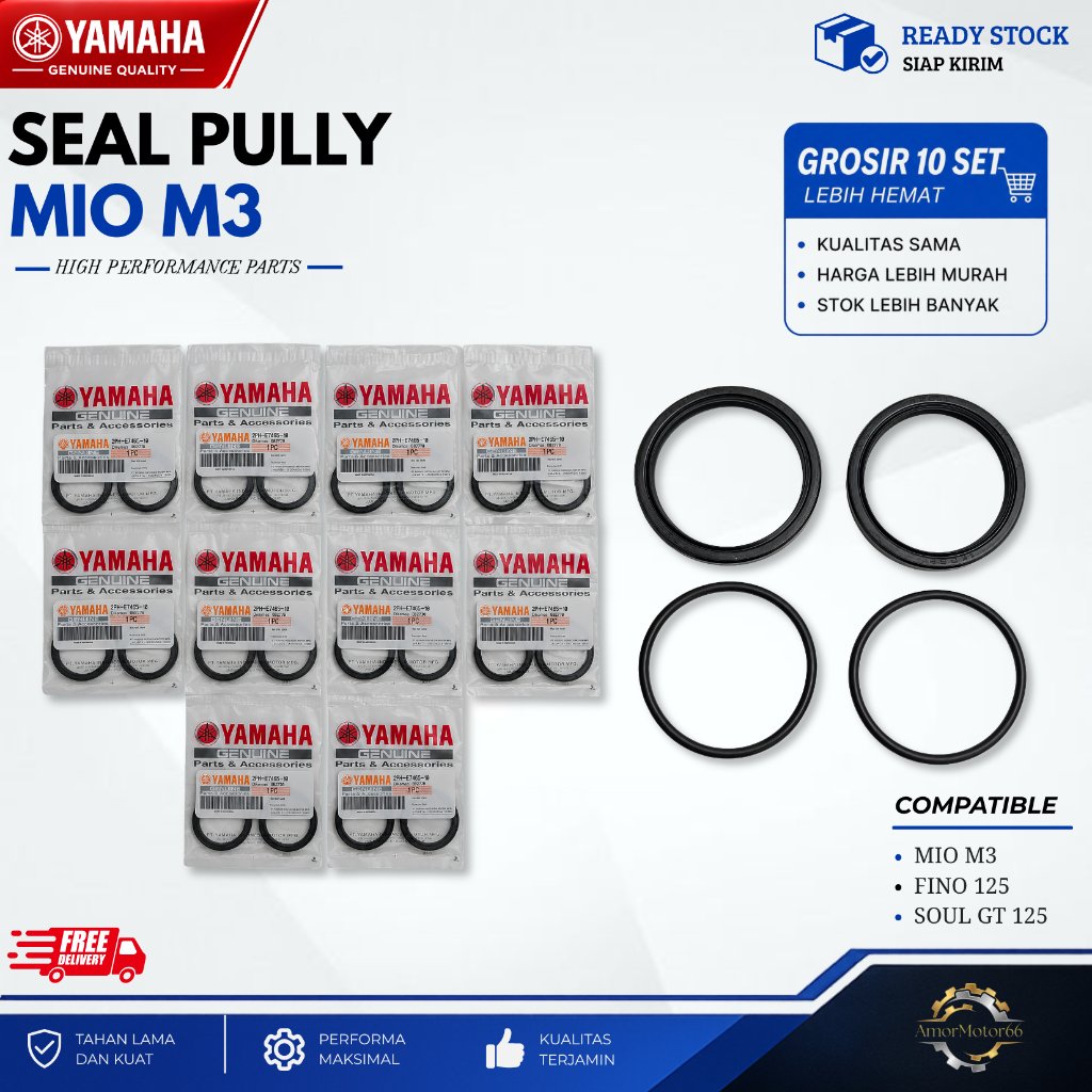 Seal Pully Mio M3 Gt 10Pcs