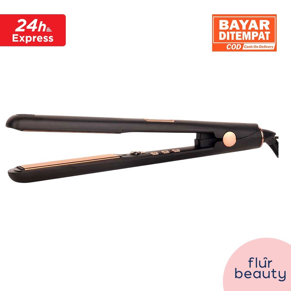 Mikata - M17 Catok Rambut Lurus Titanium - Black