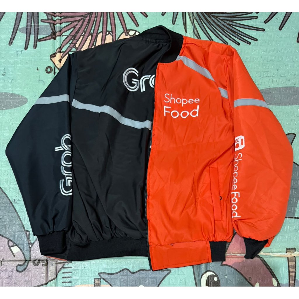 JAKEY bolak BALIK GRAB HITAM SOPI OREN KEREN MODEL TERBARU #JAKET BB GRAB SOPI #JAKET SOPI OREN GRAB