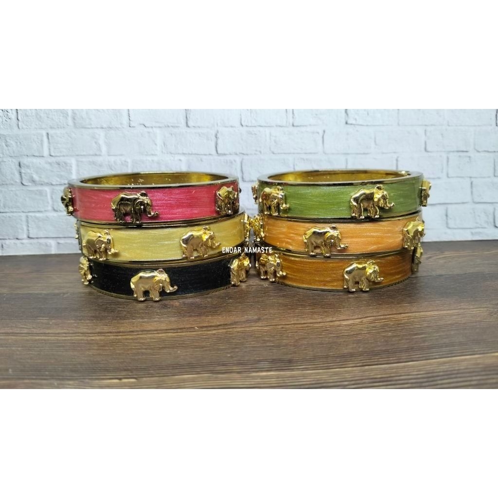 GELANG BANGLE 6 GAJAH BARIS