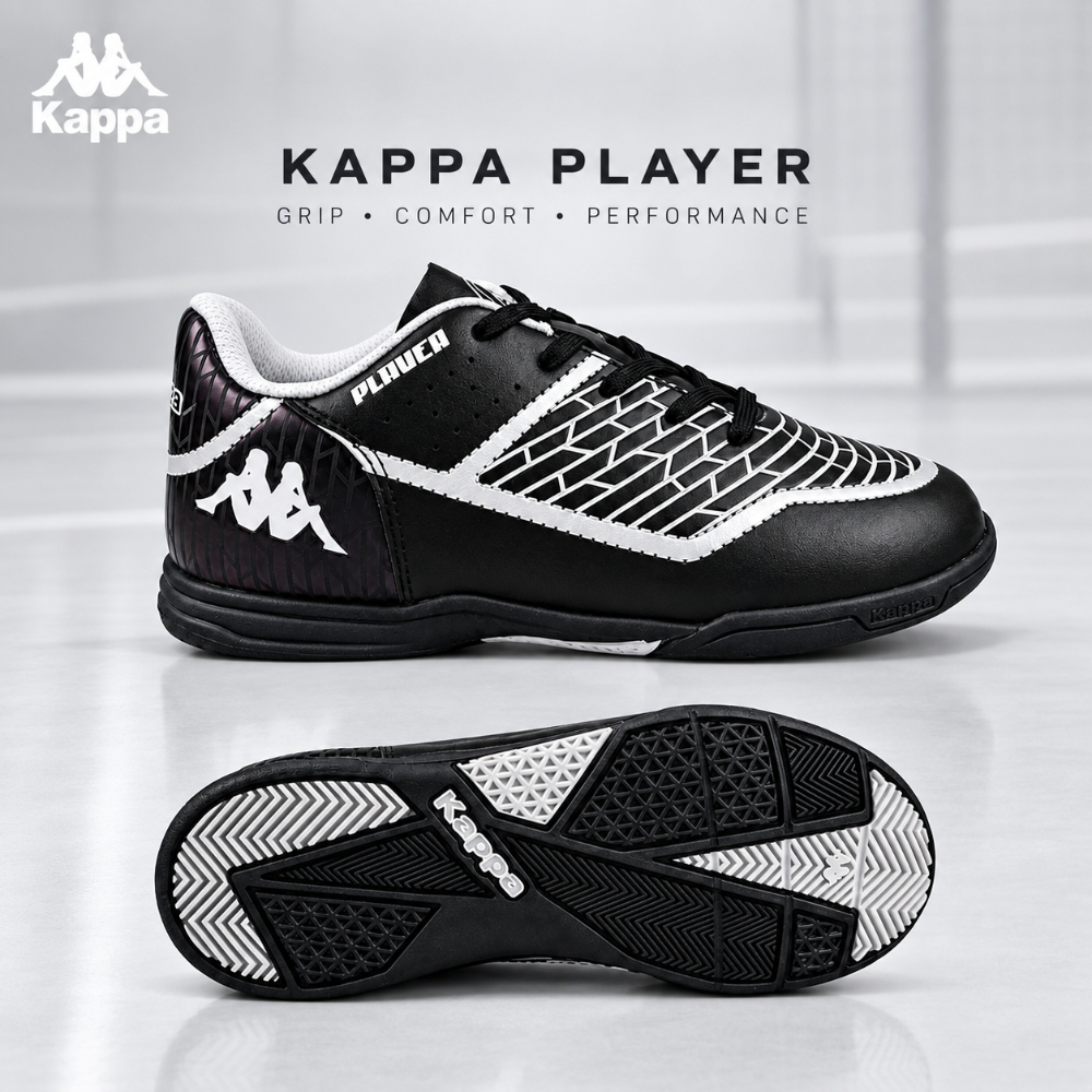 Kappa Sepatu Futsal Original - Sepatu Olahraga Lapangan Indoor Pria Wanita Remaja & Anak Ringan & Ny