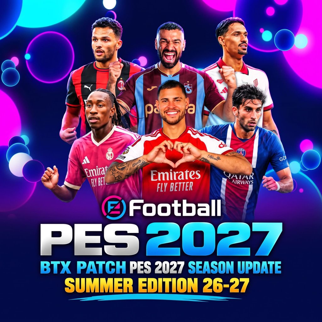 PES 2027 Bitbox Patch PS4 HEN REV 1 Summer Edition Full Transfer Update