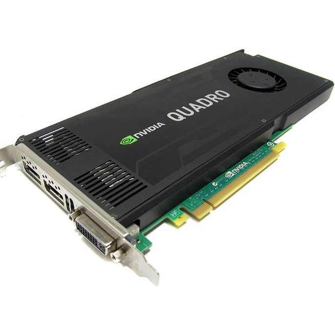 NVIDIA Quadro K4000 graphics card - Quadro K4000 - 3 GB DDR5 192BIT [ Bergaransi }