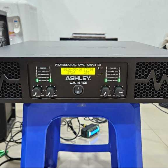 POWER AMPLIFIER ASHLEY LA412I LA 412I ADA LAYAR LCD NYA
