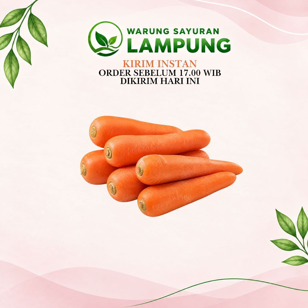 Wortel Segar Warung Sayuran Lampung