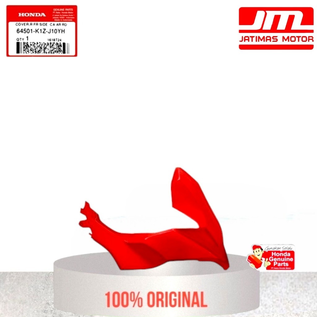64502-K1Z-J10YH 64501-K1Z-J10YH Cover Depan kiri Meran Maron