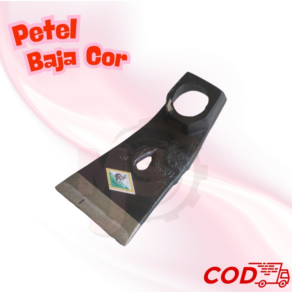 Petel Tukang Kayu Baja Cor Asli Cap Ayam - Mata Petel Rimbas Kayu Tajam