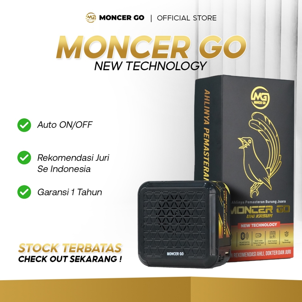 Moncer Go New Technology Speaker Pemasteran Burung Juara Terlengkap Suara Burung Profesional