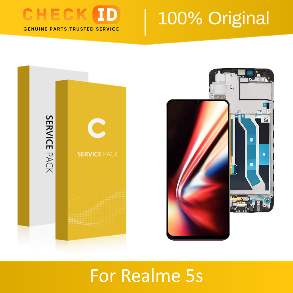 [ TRUST.ID ] LCD + FRAME REALME 5S RMX1925 ORIGINAL