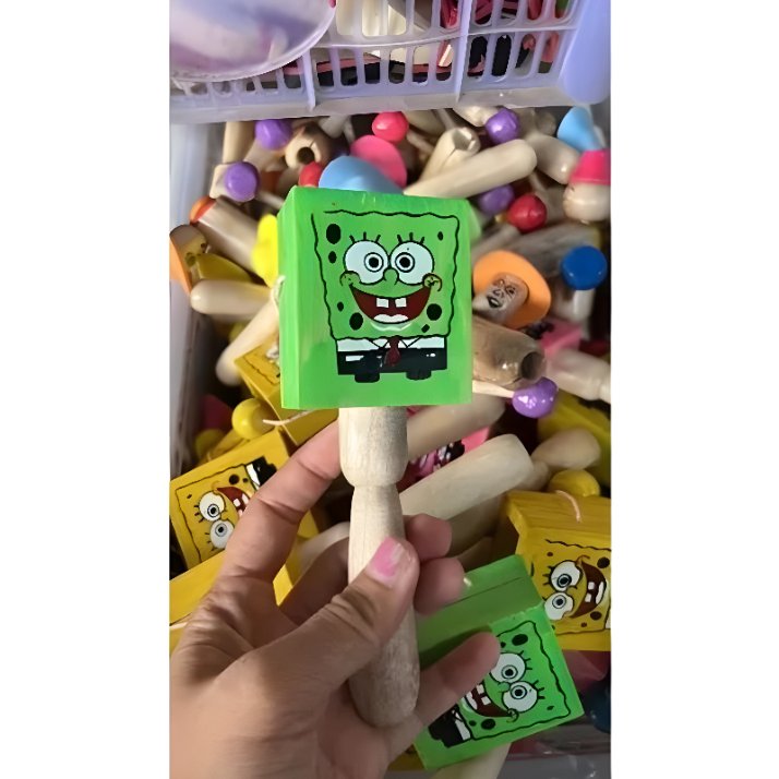 Spongebob Mainan / Mainan Edukasi Otok-Otok / Mainan Anak Bahan Kayu Spongebob