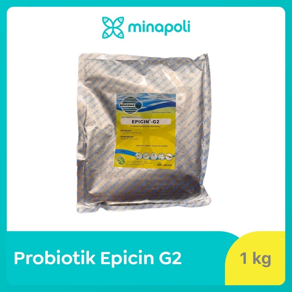 Epicin G2 Epicore Probiotik Hatchery Udang Pengurai Amonia Nitrit Penjaga Kualitas Air kemasan 1 kg