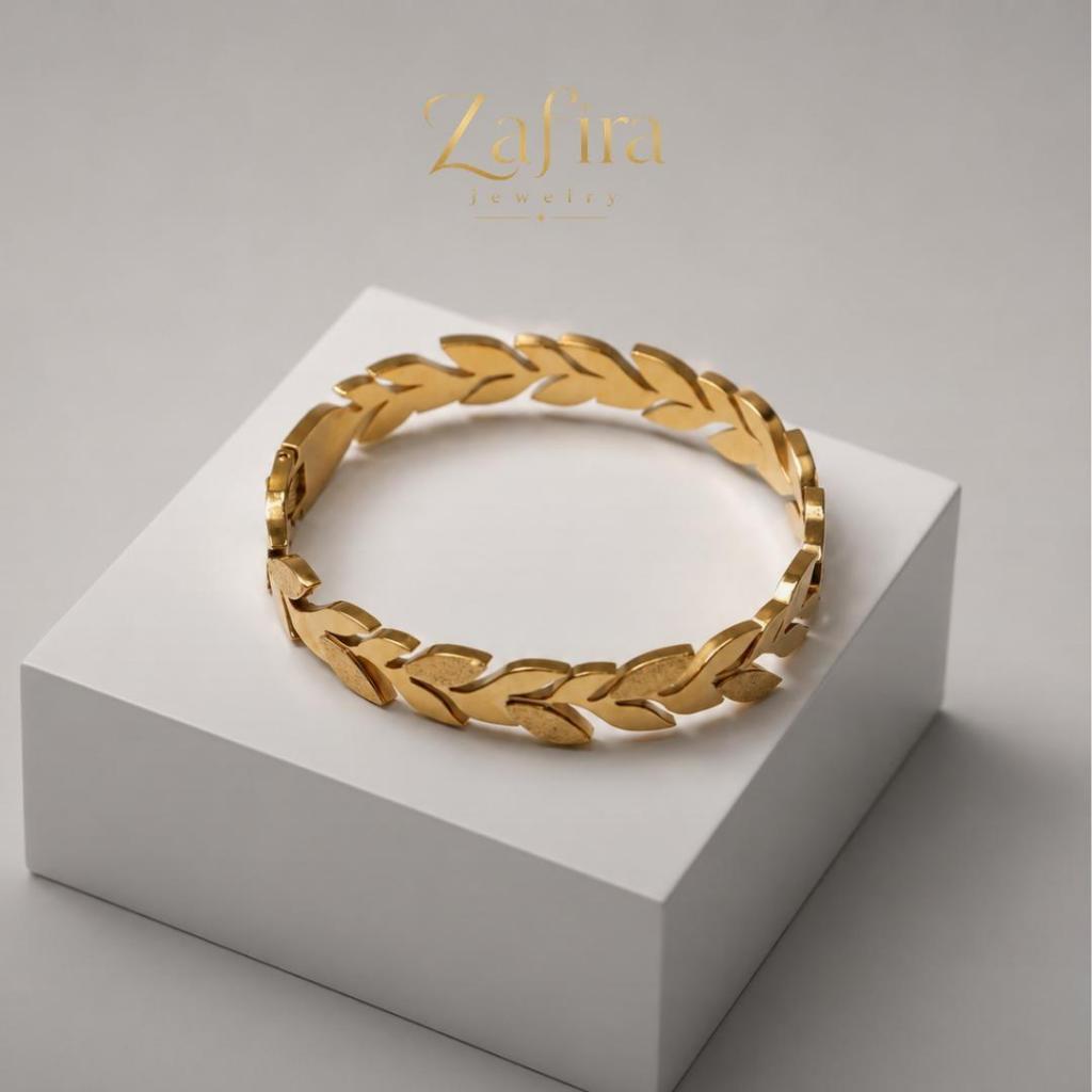 ZAFIRA - (BELI 1 GRATIS 1 ANTING) Afra Perhiasan Aksesoris Gelang Bangle Anti Karat | Gelang Tangan 