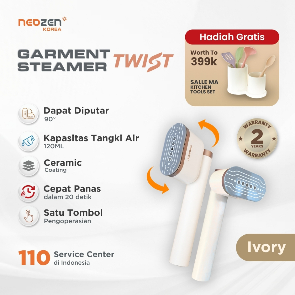 Neozen Garment Steamer - Setrika Uap Portable Steam Iron