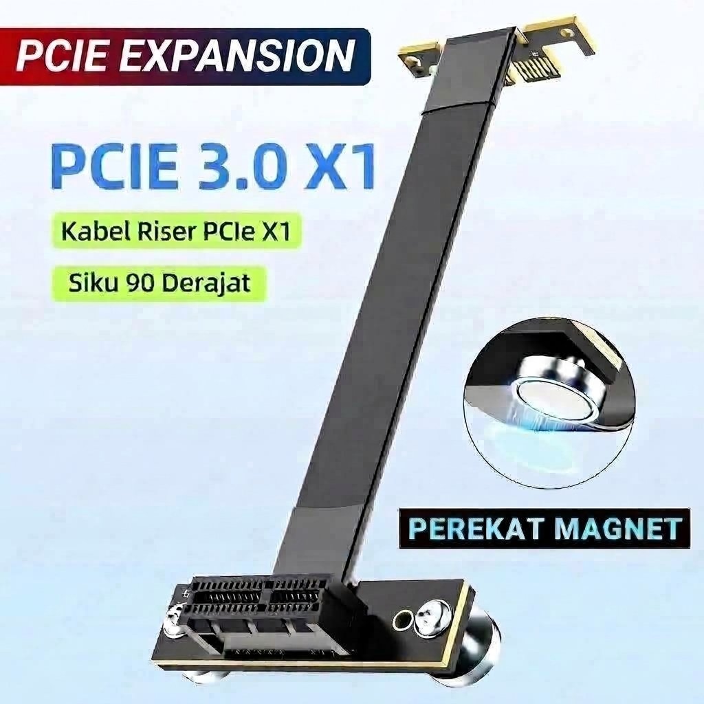 Pcie Expansion Magnetic Kabel Perpanjang Pcie X1 Riser