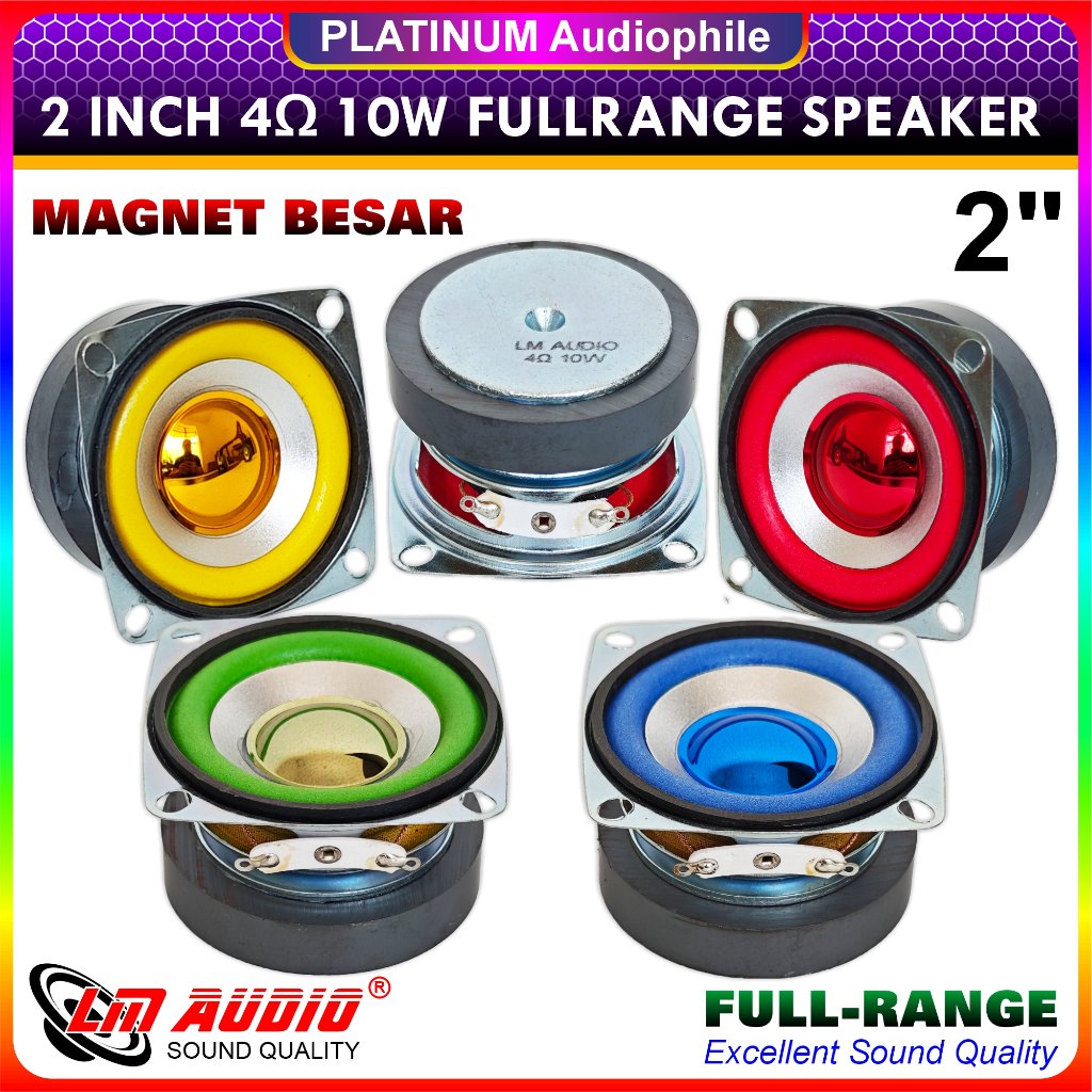 Speaker 2 inch Fullrange 4 ohm 10W Hifi Speker 2" Full range LM-2070