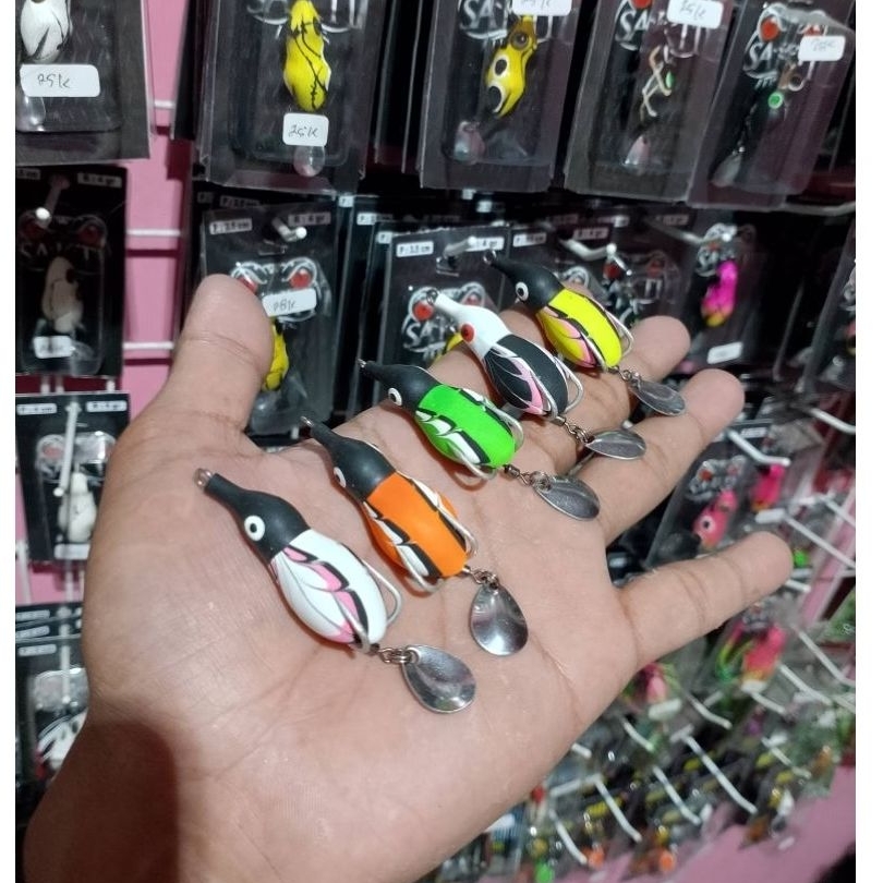 Umpan Gabus Soft Frog Bufo Konin 3.5cm