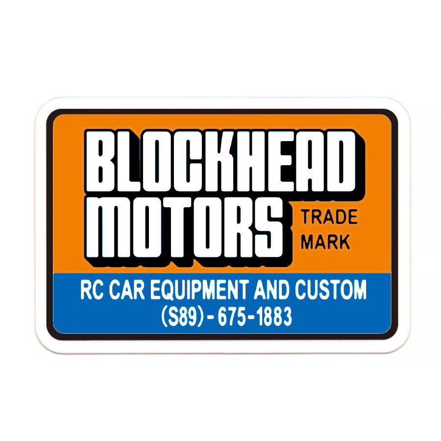 BLOCKHEAD SQUARE LOGO STICKER