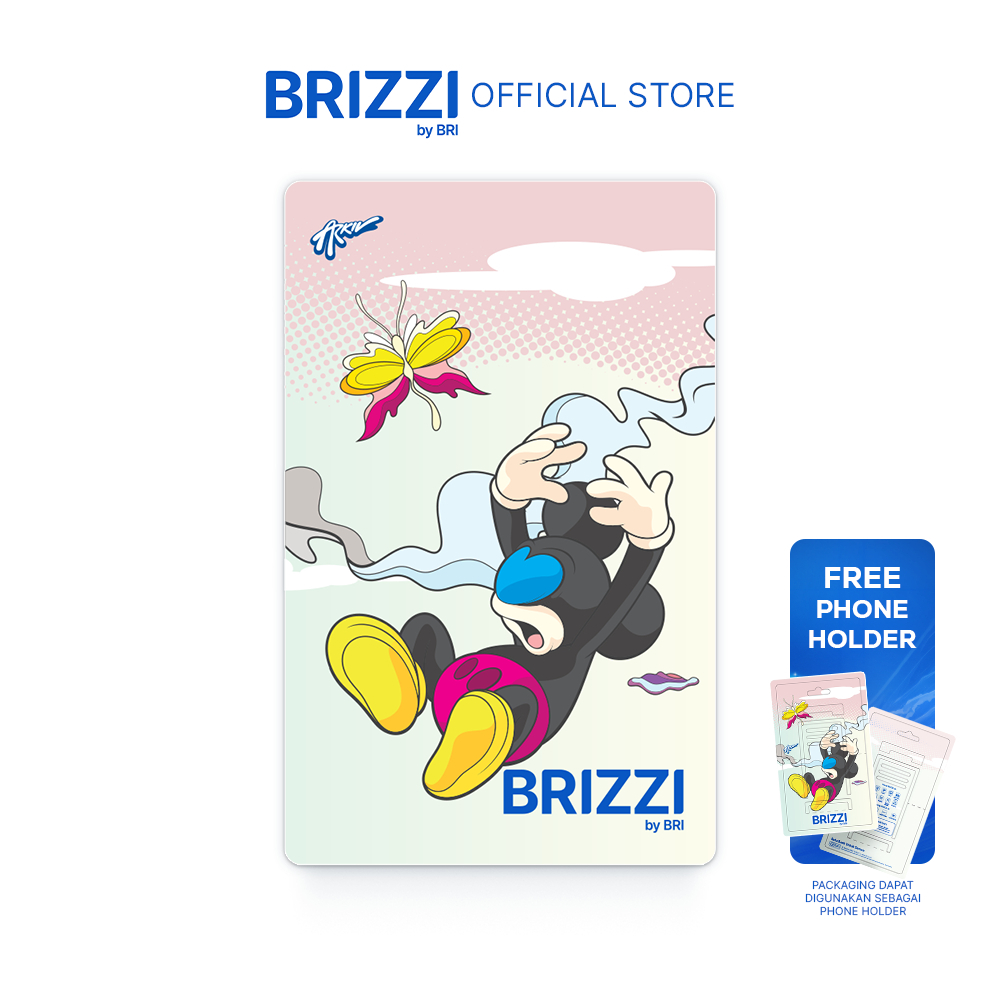 Kartu BRIZZI ARKIV Edisi Mouse Relax limited edition
