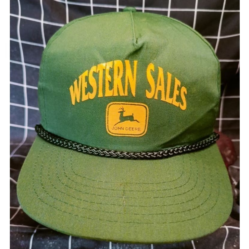 Topi Tali Kapal Lawas-Jhon DeereHijau Botol-Dewasa