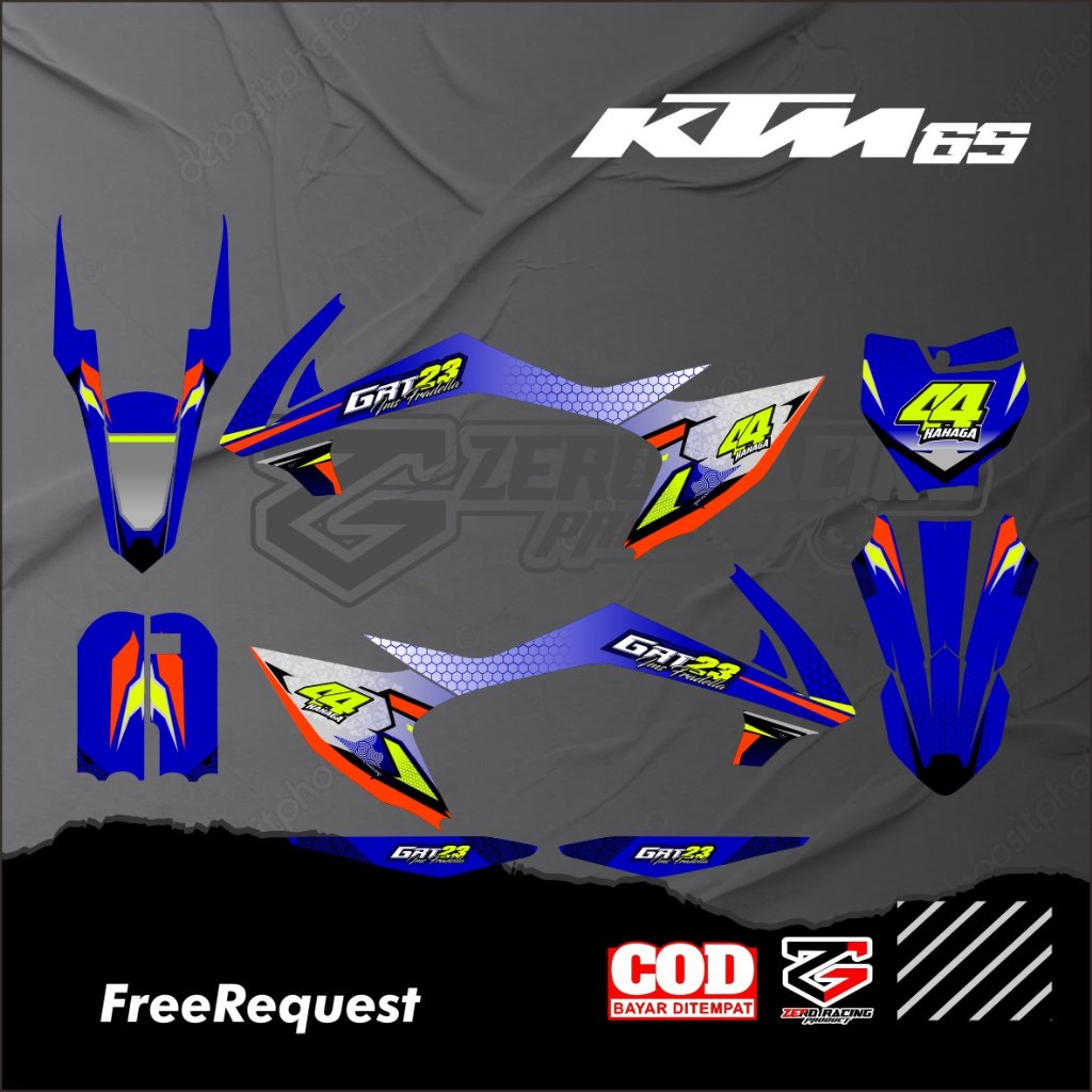 DECAL KTM 65 FULL BODY STIKER KTM 65