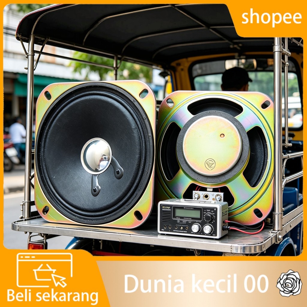 Speaker Full Range 4 Inch 4 Ohm 5 Watt Magnet 45mm Paper Cone Speaker Driver 102mm Untuk Radio Ampli