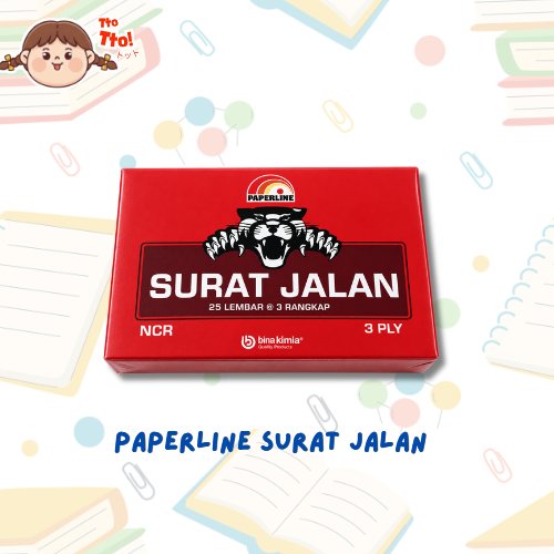 TTOTTO Paperline Surat Jalan | Surat Jalan Paperline | Nota Surat Jalan | Surat Jalan 3 Ply | Buku S