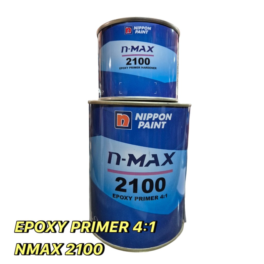 epoxy primer combi nippon NMAX 2100 nippon paint thailand 1liter/set cat dasar anti karat