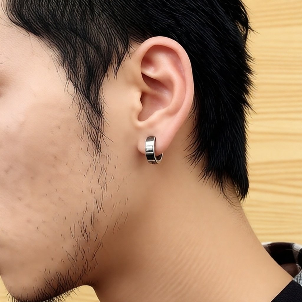 Anting Capit - Clip Tanpa Tindik Bahan Titanium