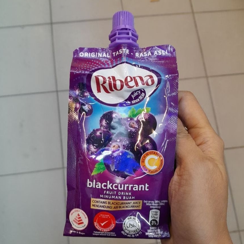 Ribena Blackcurrant Fruit Drink Minuman Buah 300ml