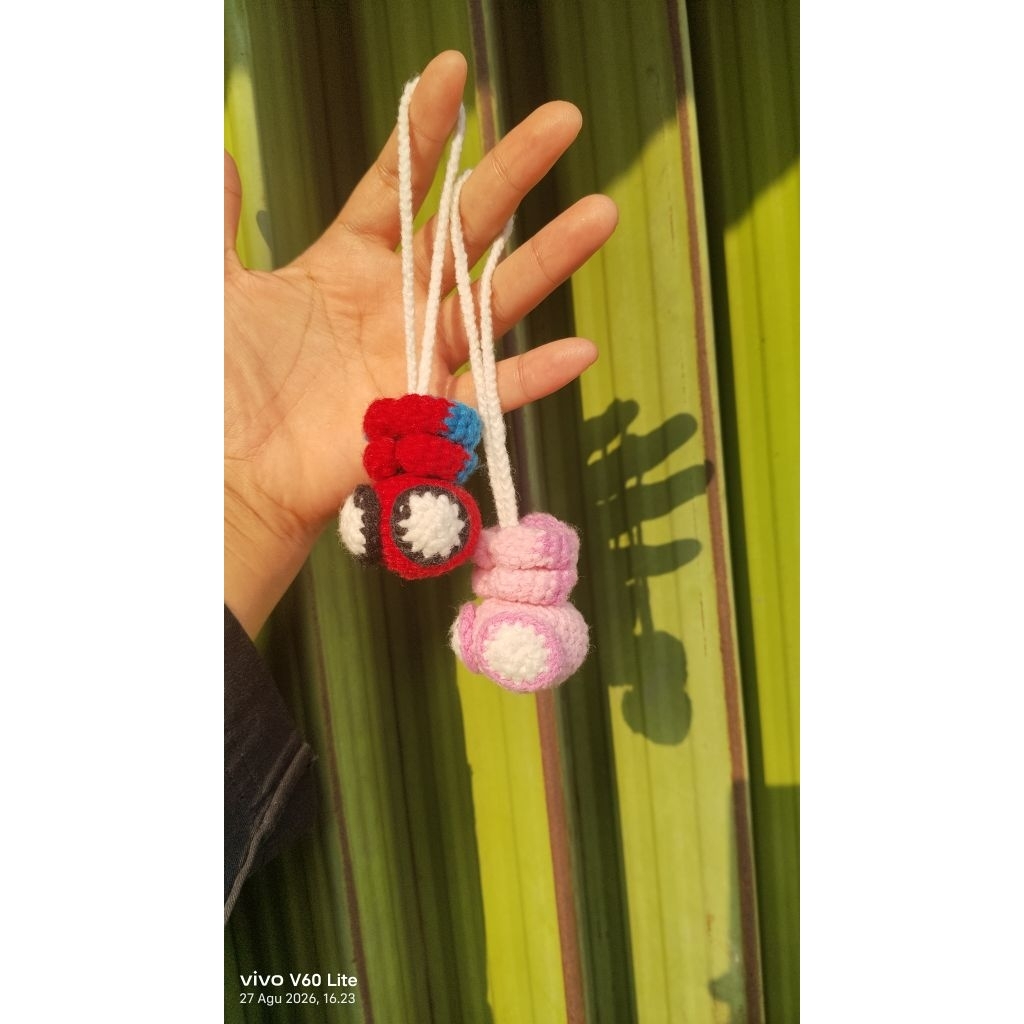 Spiderman & Spidergwen Crochet Keychain Couple