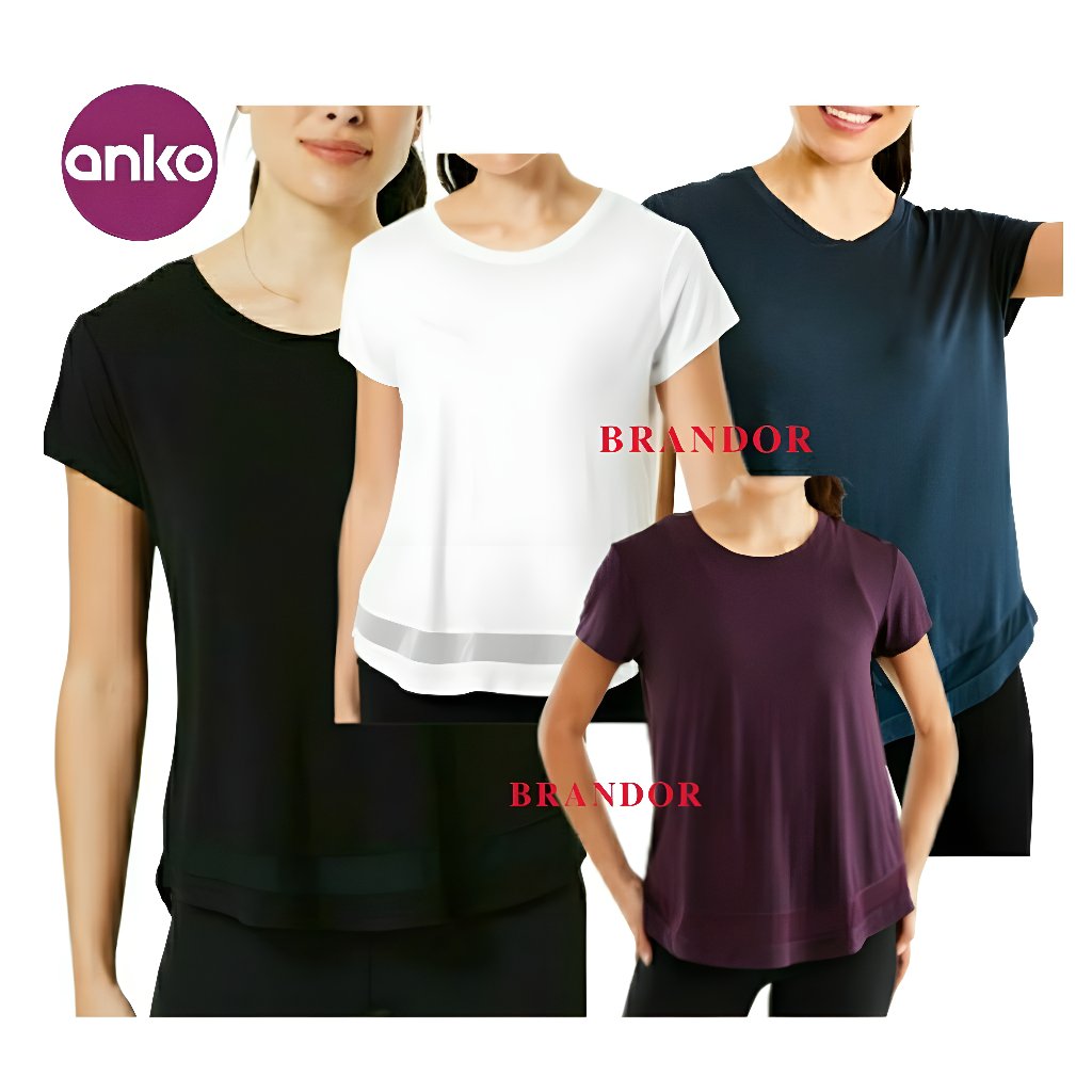Brandor - MESH ROUND NECK T SHIRT  By ANKO ( ants16 ) ants