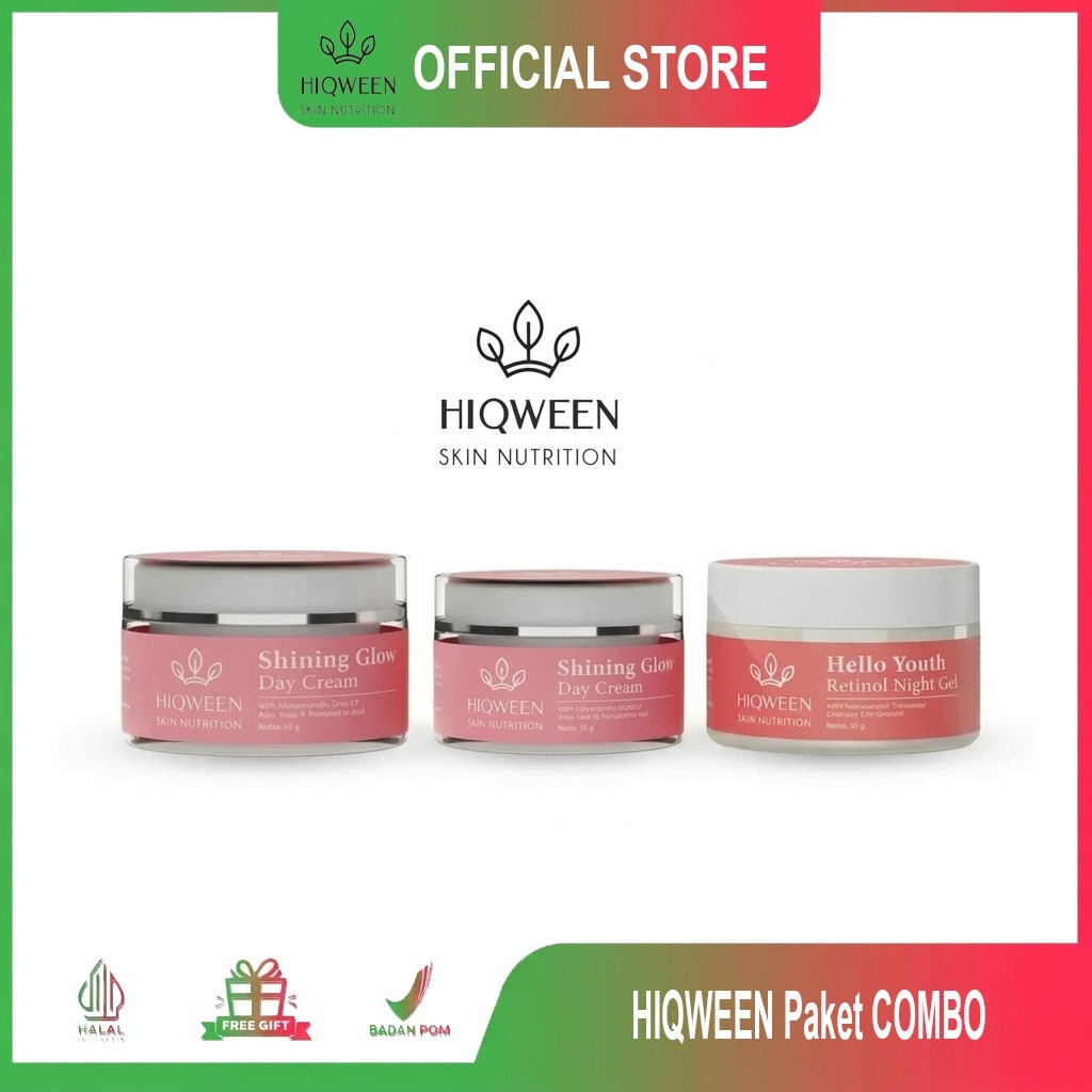 Skincare HIQWEEN 1 Set Lengkap Paket Combo Original 100% Official Store & BPOM