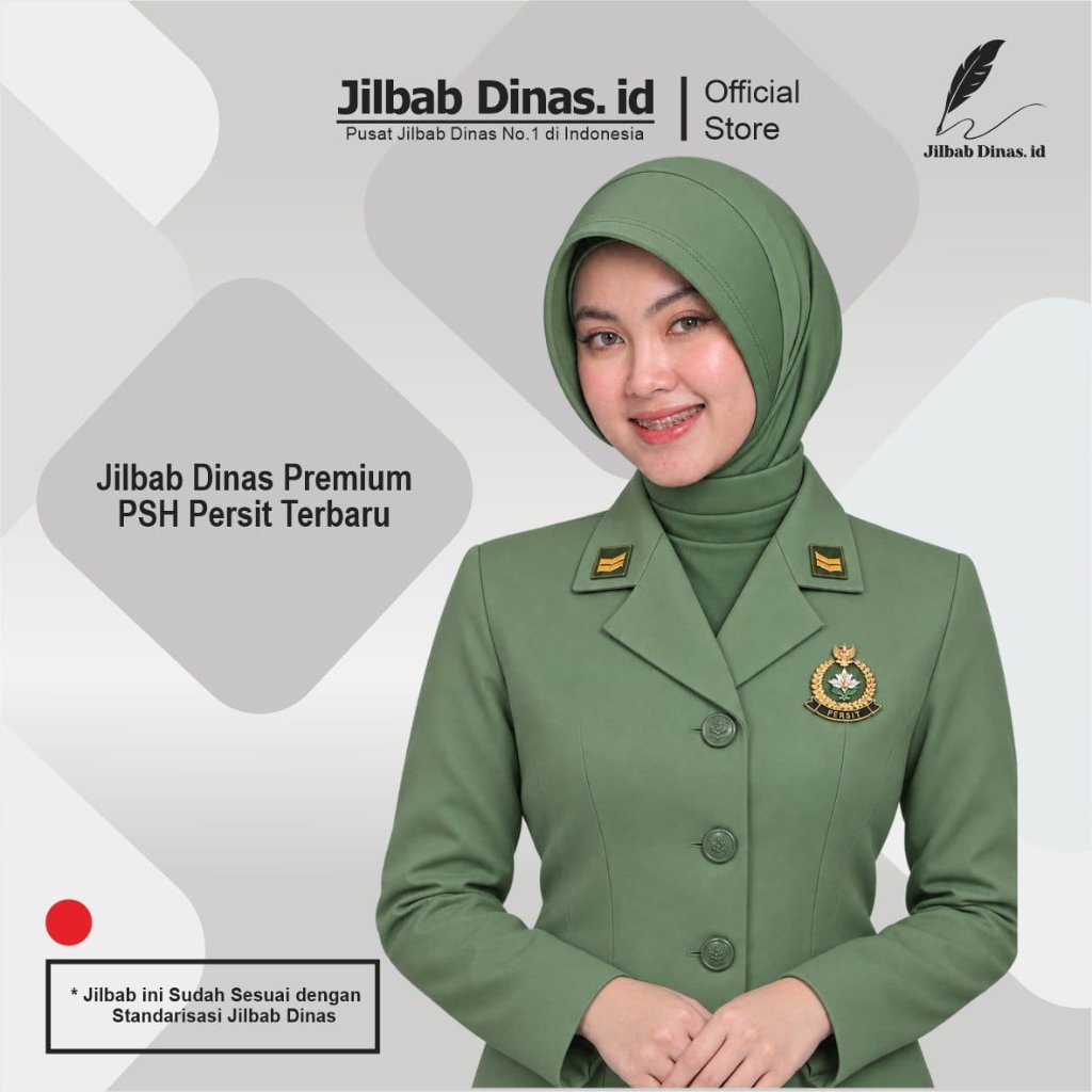 JILBAB DINAS PERSIT TERBARU/ KOWAD/SATPOL PP/JALESENASTRI/ BIRU BCA/ BIRU ELEKTRIK