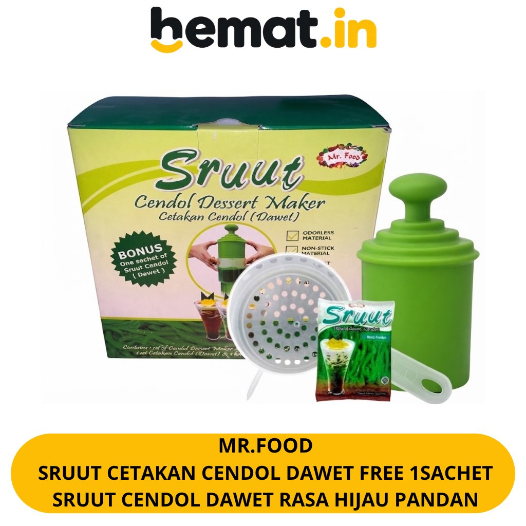 Cetakan cendol dawet BOX free tepung cendol dawet instan 100g / cetakan cendol dawet / cendol dawet 