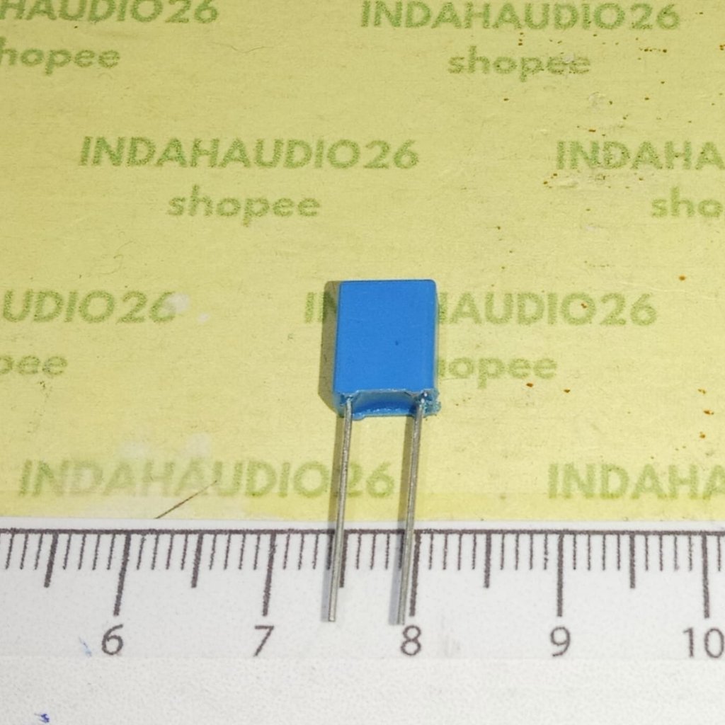 474J100 5mm 474 100v MKM BIRU 470nf 470n 0.47uf capasitor kapasitor 470 nf n capacitor  474j  mkp mk