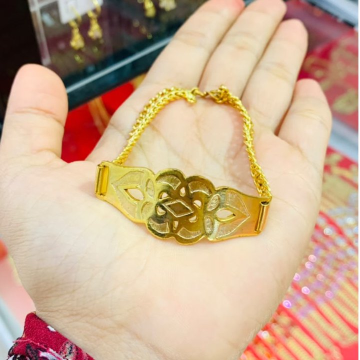 Gelang Lapis Mas Kristal