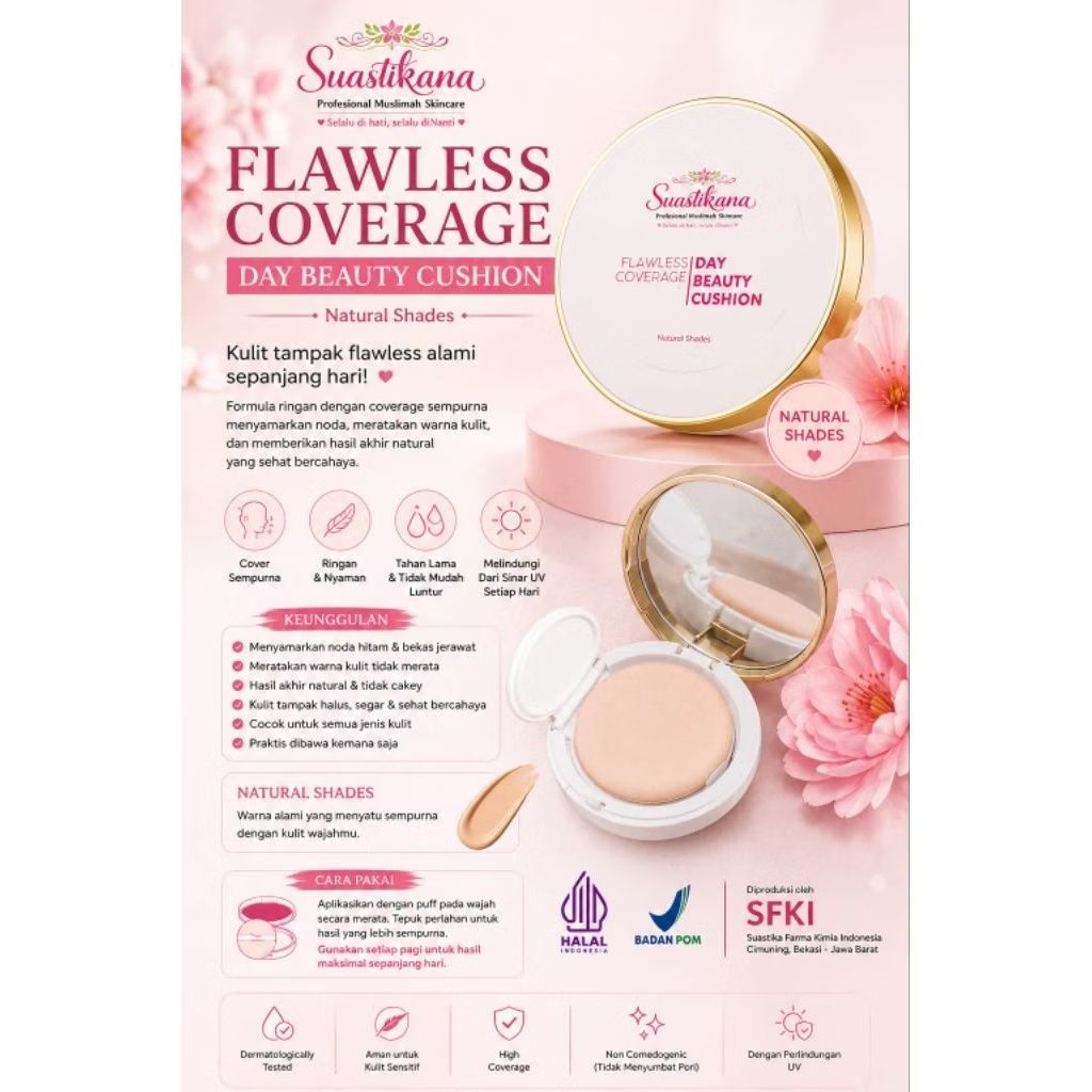 Glowing Moist Cushion by Suastikana Skincare