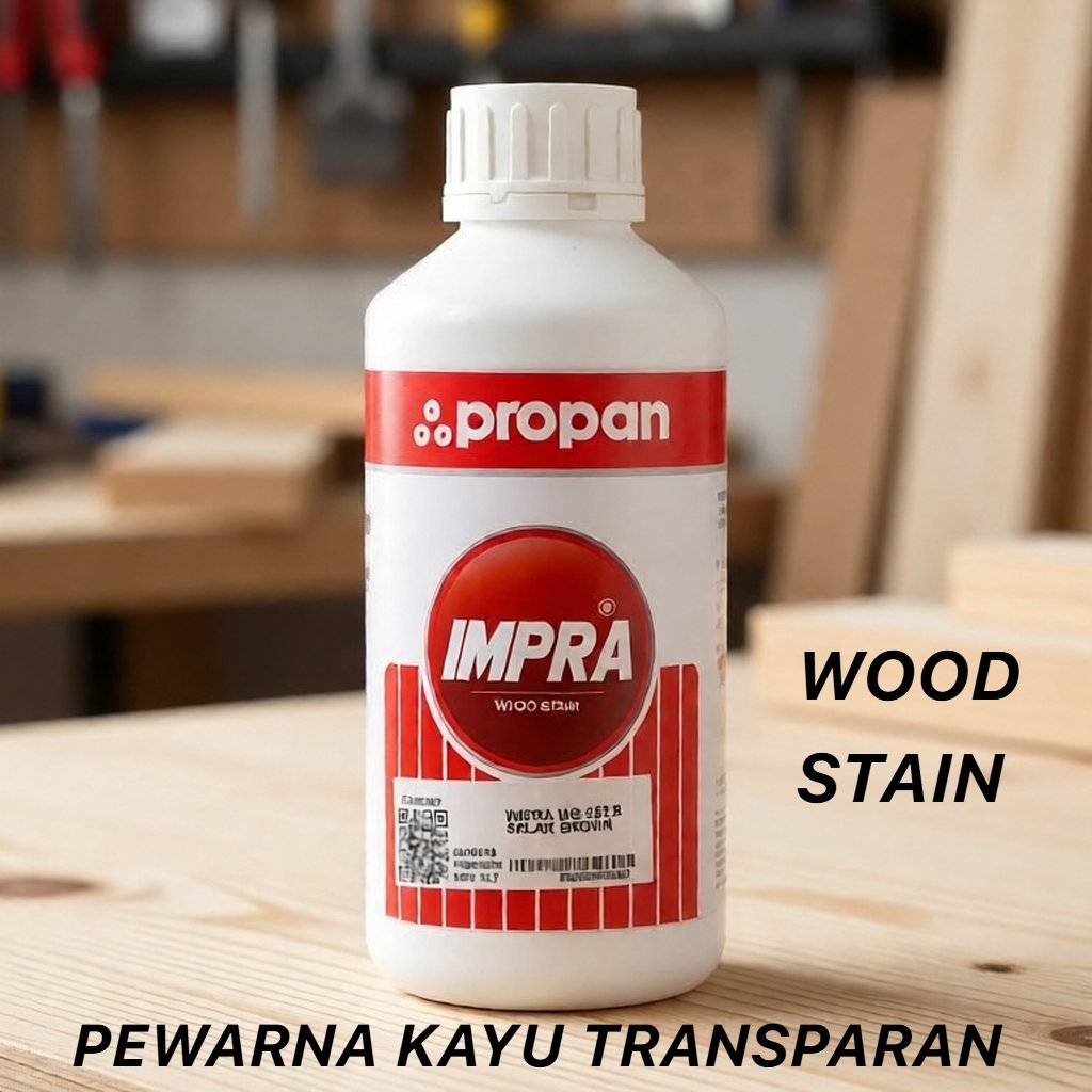 IMPRA WOOD STAIN CAT KAYU PROPAN / PEWARNA KAYU WOOD STAIN PROPAN CAT KAYU