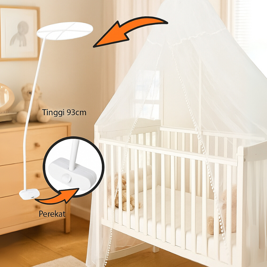 Tiang Kelambu Box Bayi Penyangga Boks BAYI Universal cantolan kelambu jaring anti nyamuk ld99