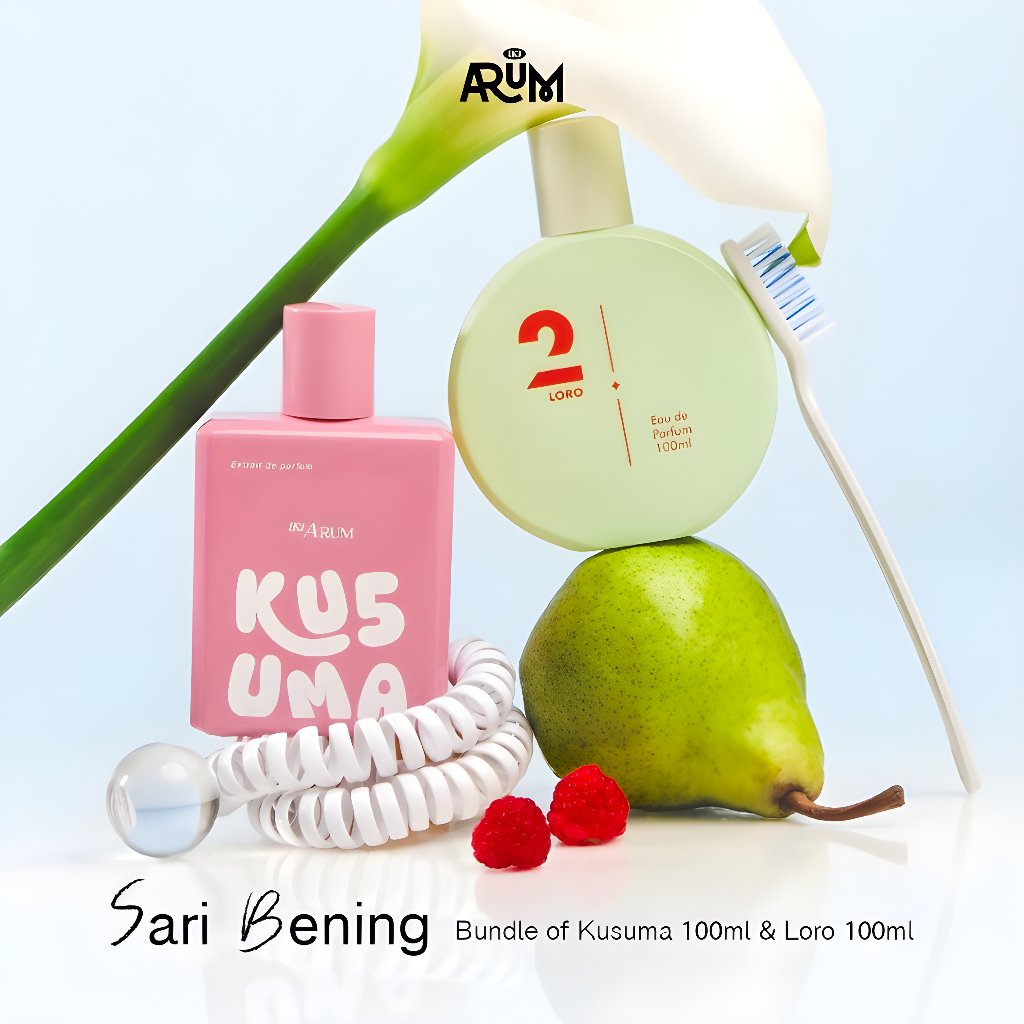 [Bundle Sari Bening] IKI ARUM - Kusuma Extrait De Parfum 100ml & Loro Eau De Parfum 100ml