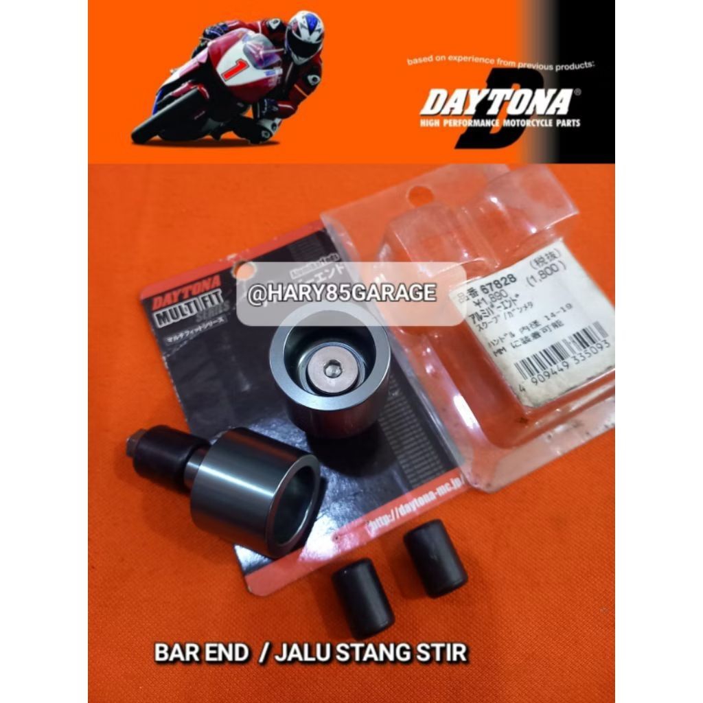 BAR END JALU STANG STIR DAYTONA GREY COAK UNIVERSAL ORIGINAL JAPAN