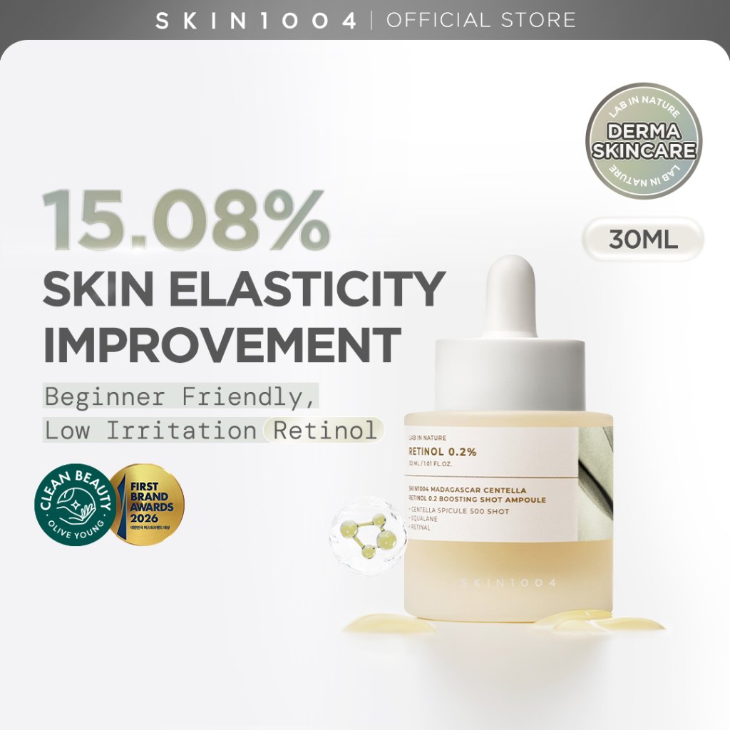 SKIN1004 Madagascar Centella Retinol 0.2 Boosting Shot Ampoule 30ml