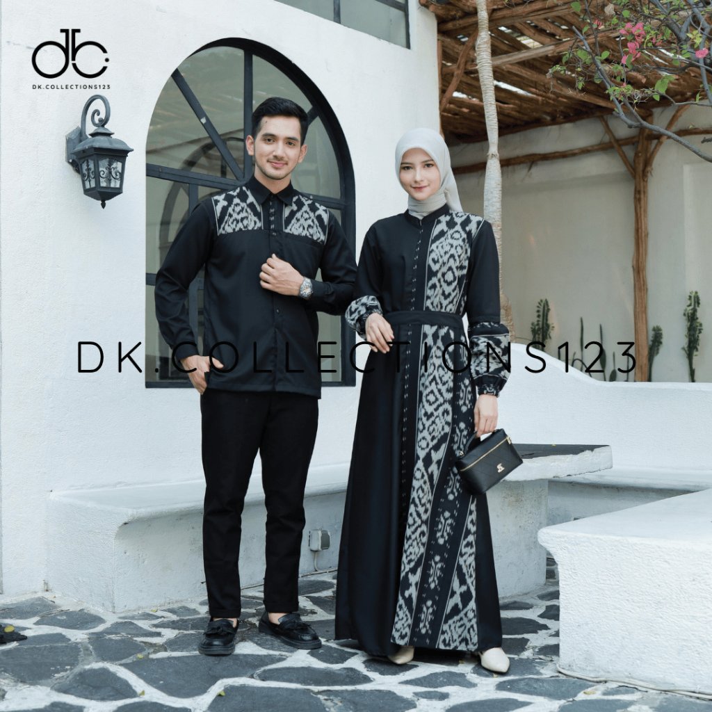Set couple amira dress tenun baju kondangan, set couple busana wanita tenun, set couple ethnic tenun