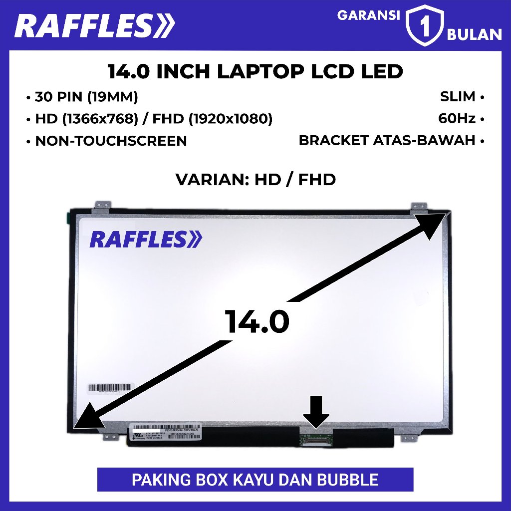 LCD LED Lenovo Ideapad 130 14 inch, 130-14AST 130-14IKB 81H4 81H6