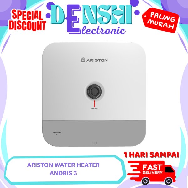 ARISTON AN3 10 R / AN3 15 R Andris 3 R Water Heater 10 / 15 Liter 150 / 200 Watt - AN3 10R / AN3 15R
